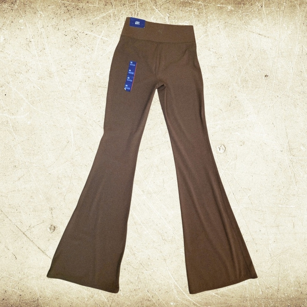JoyLab NWT Brown Matching Activewear Set XS Flare Leggings & Cropped Top - Picture 4 of 11